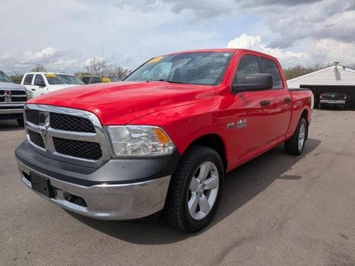 Red 2018 RAM 1500 SLT