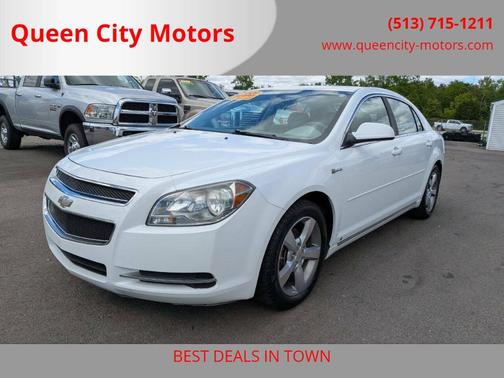 White 2009 Chevrolet Malibu Hybrid