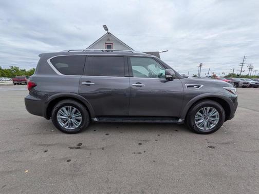 Gray 2024 INFINITI QX80 Luxe