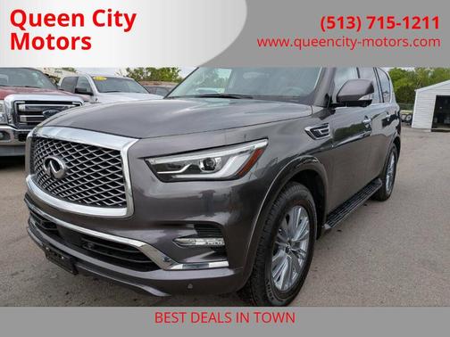 Gray 2024 INFINITI QX80 Luxe