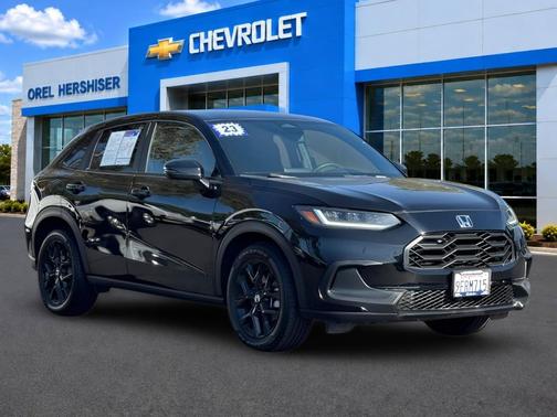 Crystal Black Pearl 2023 Honda HR-V 2WD Sport