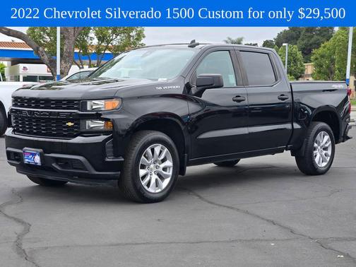 Black 2022 Chevrolet Silverado 1500 Limited Custom