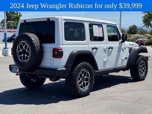Bright White Clearcoat 2024 Jeep Wrangler Rubicon