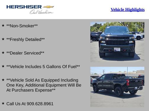 Black 2021 Chevrolet Silverado 1500 Custom Trail Boss