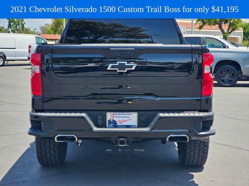 Black 2021 Chevrolet Silverado 1500 Custom Trail Boss