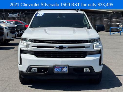 Summit White 2021 Chevrolet Silverado 1500 RST