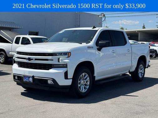 Summit White 2021 Chevrolet Silverado 1500 RST
