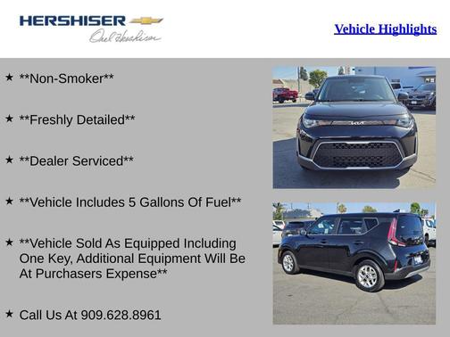 Fusion Black 2023 Kia Soul LX