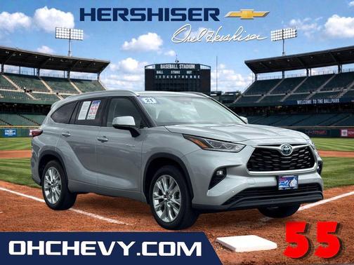 Celestial Silver Metallic 2021 Toyota Highlander Hybrid Limited