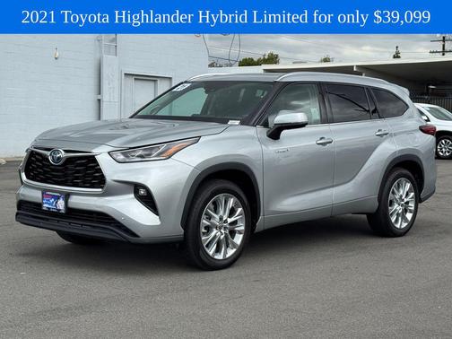Celestial Silver Metallic 2021 Toyota Highlander Hybrid Limited