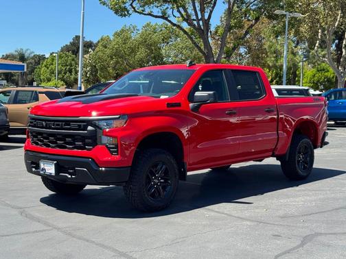 Red Hot 2026 Chevrolet Silverado 1500 Custom Trail Boss