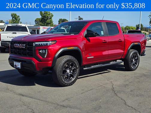 Volcanic Red Tintcoat 2024 GMC Canyon Elevation