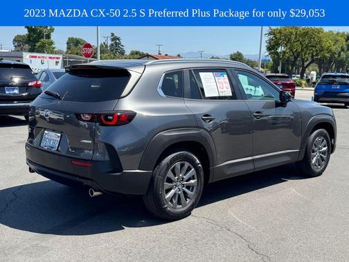 Machine Gray Metallic 2023 Mazda CX-50 2.5 S Preferred Plus Package