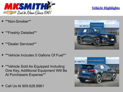 2019 Chevrolet Blazer RS