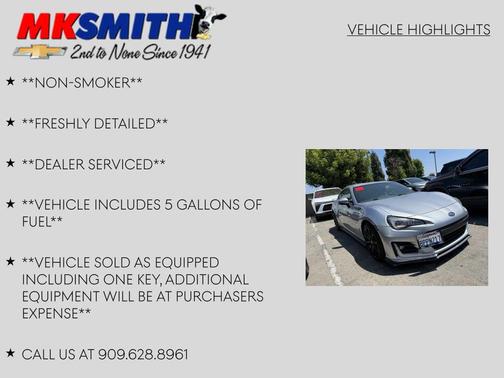Ice Silver Metallic 2017 Subaru BRZ Limited