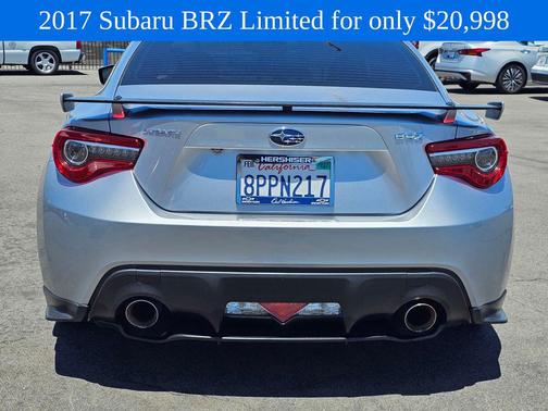 Ice Silver Metallic 2017 Subaru BRZ Limited