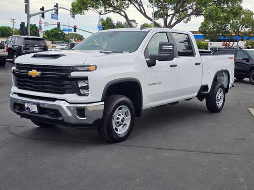 Summit White 2026 Chevrolet Silverado 2500 Crew Cab, Standard Bed, WT, 4WD