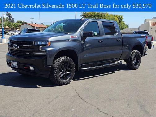 Shadow Gray Metallic 2021 Chevrolet Silverado 1500 LT Trail Boss