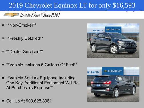 Mosaic Black Metallic 2019 Chevrolet Equinox 1LT