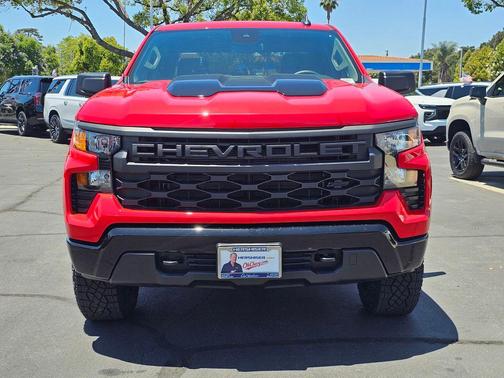 Red Hot 2026 Chevrolet Silverado 1500 Custom Trail Boss