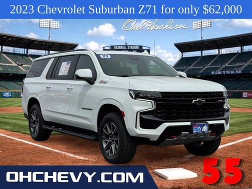 Summit White 2023 Chevrolet Suburban 4WD Z71