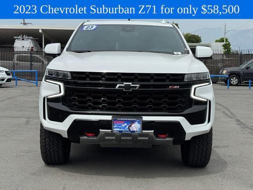 Summit White 2023 Chevrolet Suburban 4WD Z71
