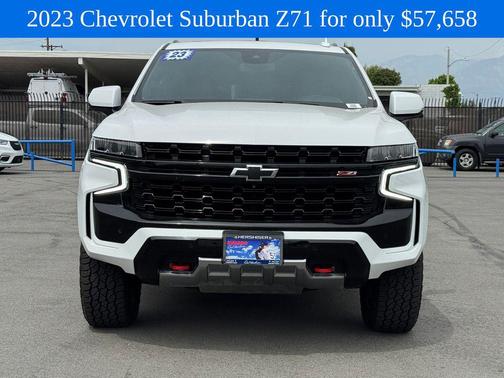 Summit White 2023 Chevrolet Suburban 4WD Z71
