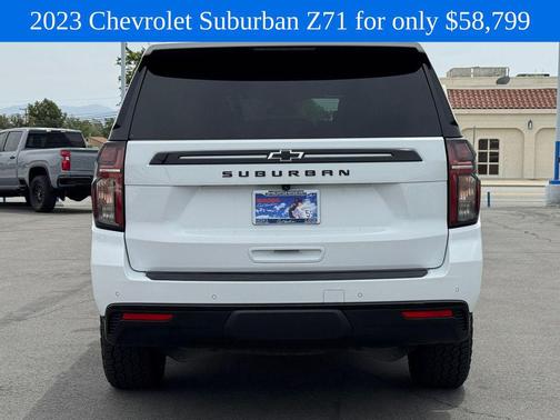 Summit White 2023 Chevrolet Suburban 4WD Z71