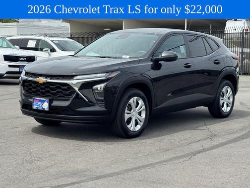 Mosaic Black Metallic 2026 Chevrolet Trax LS