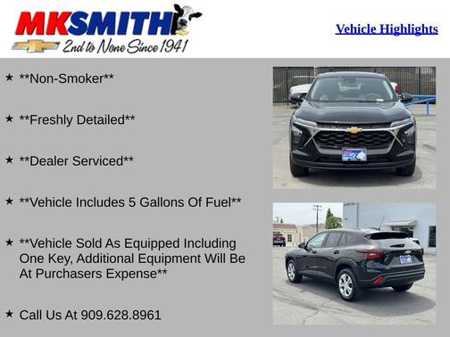 Mosaic Black Metallic 2026 Chevrolet Trax LS