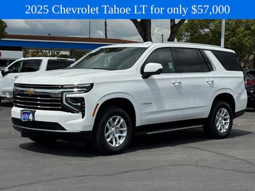 Summit White 2025 Chevrolet Tahoe LT