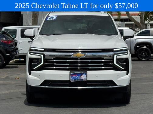 Summit White 2025 Chevrolet Tahoe LT