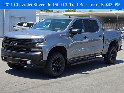 Satin Steel Metallic 2021 Chevrolet Silverado 1500 LT Trail Boss