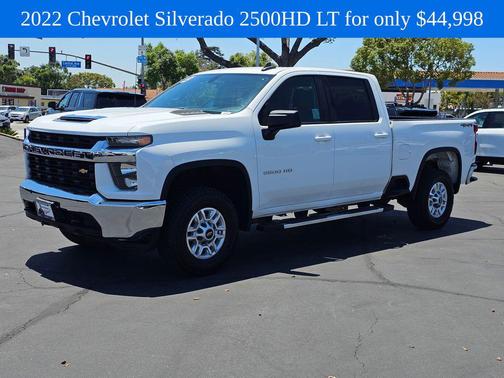 Summit White 2022 Chevrolet Silverado 2500 LT