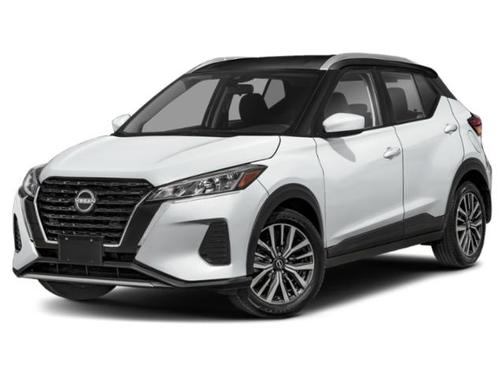 Aspen White Tricoat/Super Black 2024 Nissan Kicks SV