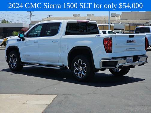 Summit White 2024 GMC Sierra 1500 SLT