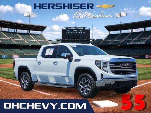 Summit White 2024 GMC Sierra 1500 SLT