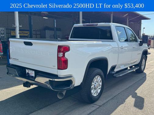 Summit White 2025 Chevrolet Silverado 2500 LT