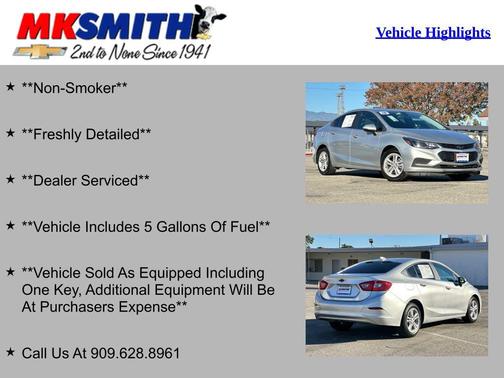 2018 Chevrolet Cruze LT