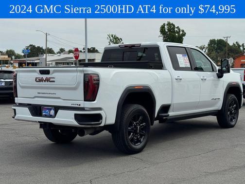 Summit White 2024 GMC Sierra 2500 AT4