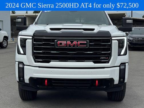 Summit White 2024 GMC Sierra 2500 AT4