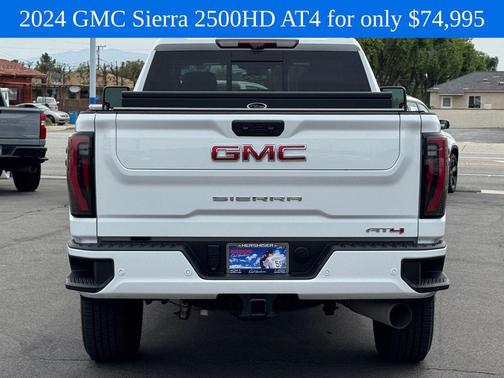 Summit White 2024 GMC Sierra 2500 AT4