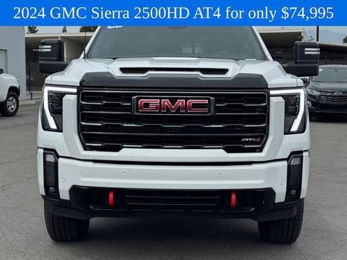 Summit White 2024 GMC Sierra 2500 AT4