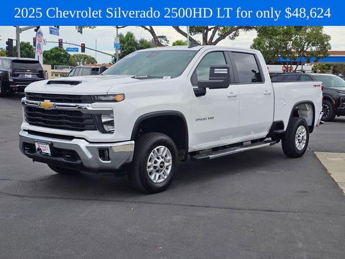 Summit White 2025 Chevrolet Silverado 2500 LT