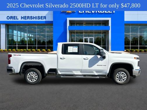 Summit White 2025 Chevrolet Silverado 2500 LT