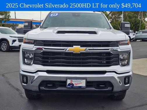 Summit White 2025 Chevrolet Silverado 2500 LT