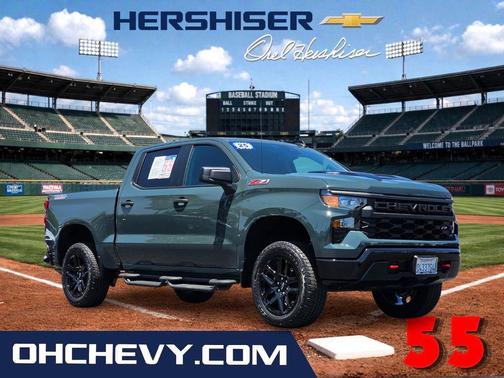 Cypress Gray 2025 Chevrolet Silverado 1500 Custom Trail Boss