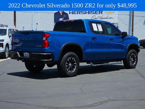 Glacier Blue Metallic 2022 Chevrolet Silverado 1500 ZR2