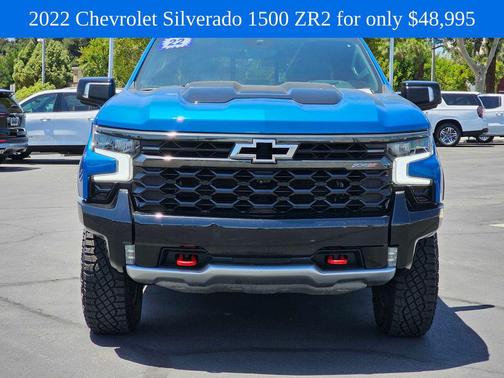 Glacier Blue Metallic 2022 Chevrolet Silverado 1500 ZR2