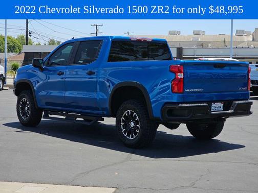 Glacier Blue Metallic 2022 Chevrolet Silverado 1500 ZR2